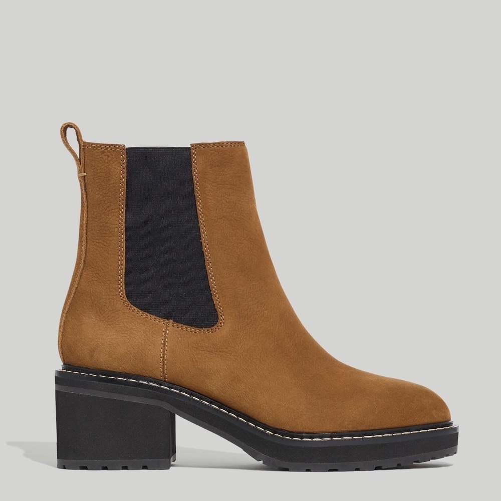 Madewell The Carina Platform Chelsea Boot‎ Size 6.5